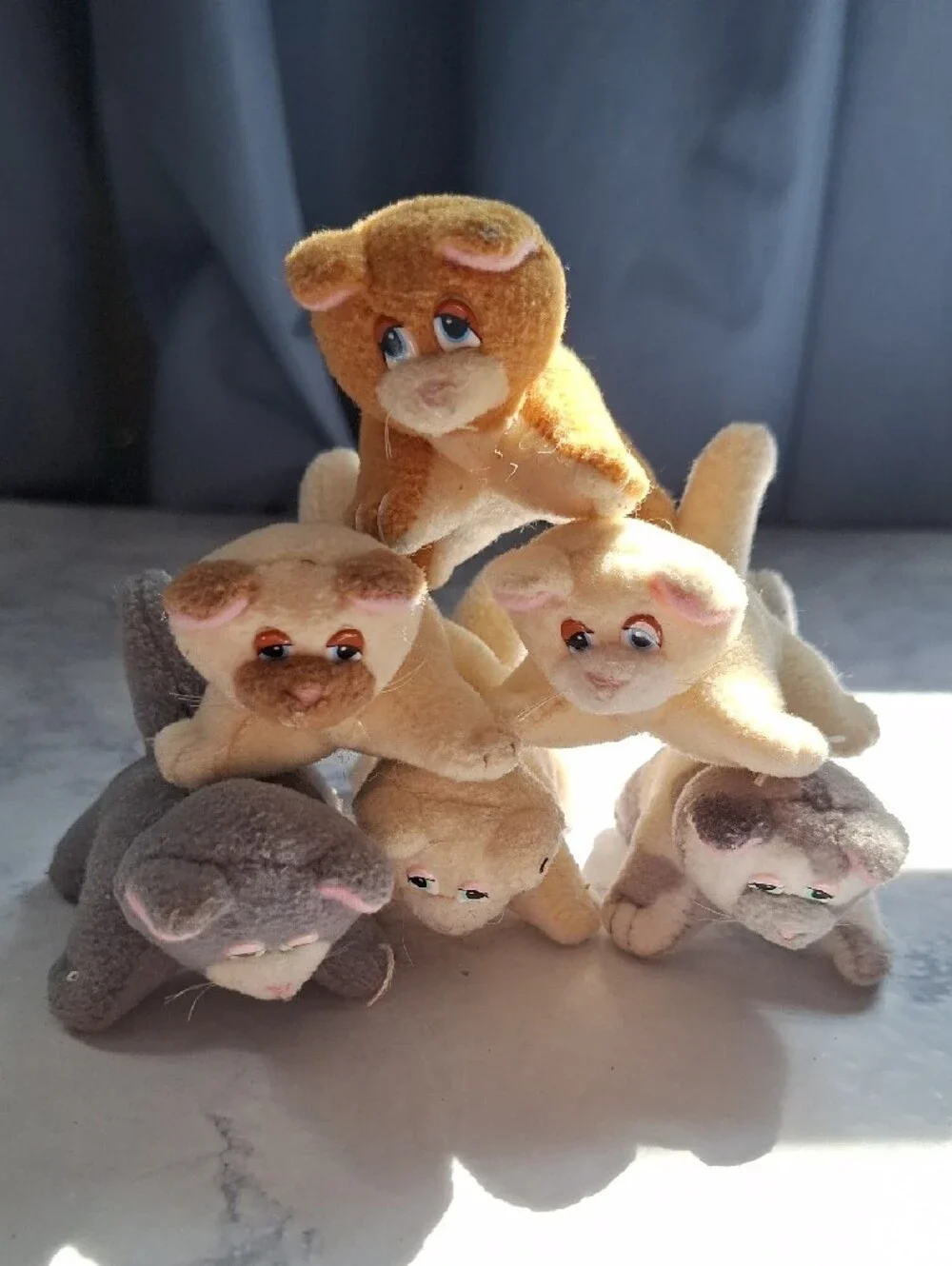 Pound Purries Kitten Minis Set, Beige, Gray, Cream And Pink